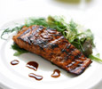 Grilled Salmon with Dill Balsamic Vinegar