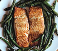 Sweet & Tangy Salmon with Green Beans