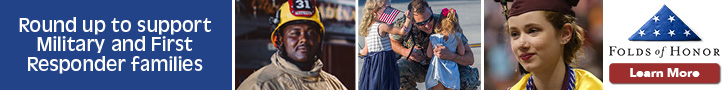 Round up to support Military and First Responder families