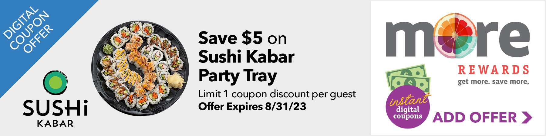 Sushi Kabar - Digital Coupon