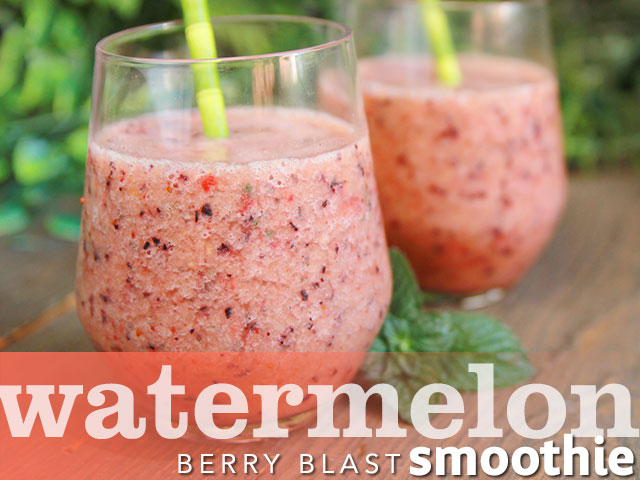 Watermelon Berry Blast Smoothie