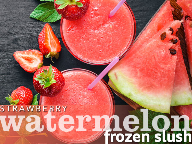 Strawberry Watermelon Frozen Slush