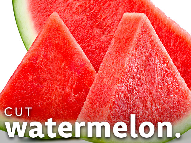 Cut Watermelon