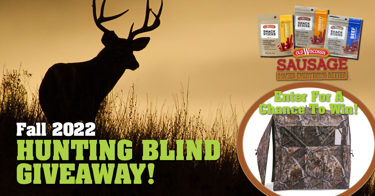Old Wisconsin Fall 2022 Hunting Blind Giveaway