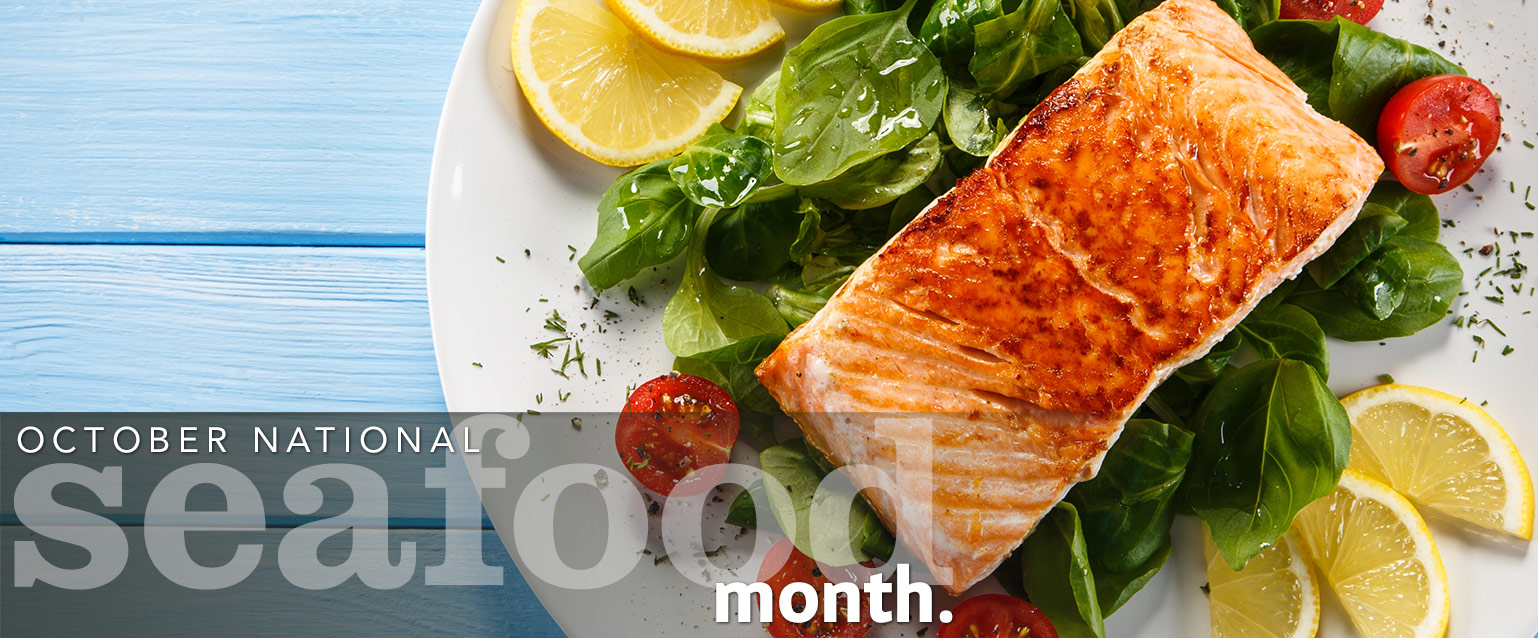 October is National Seafood Month