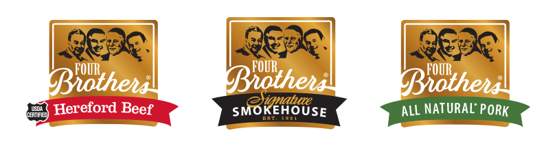 Four Brothers Meat Logos