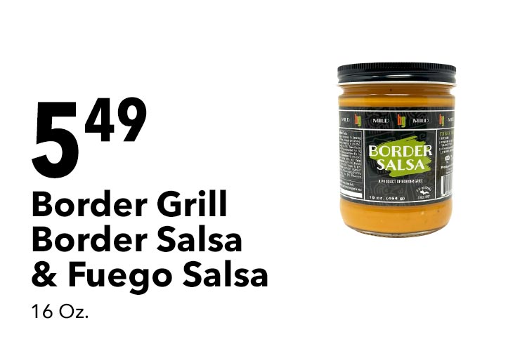 Border Grill Border Salsa & Fuego Salsa
