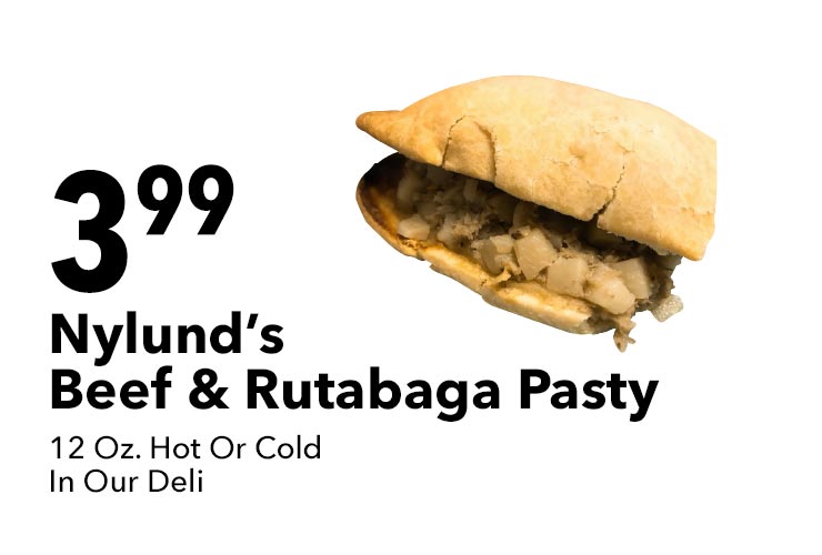 Nylund’s Beef & Rutabaga Pasty