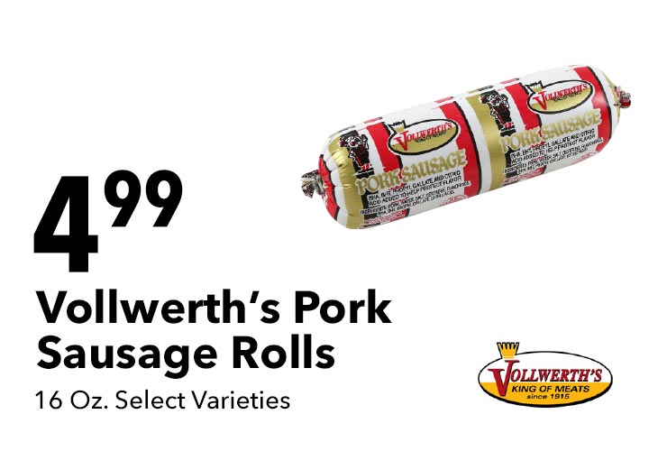 Vollwerth’s Pork Sausage Rolls