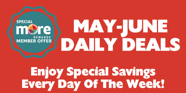 May-June Daily Deals