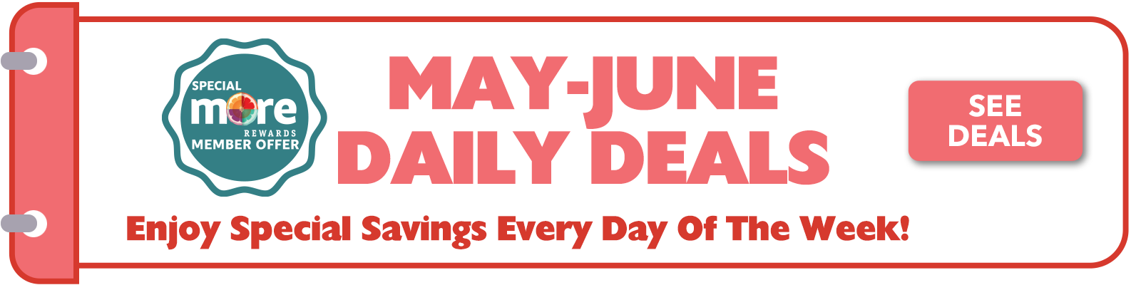 May-June Daily Deals
