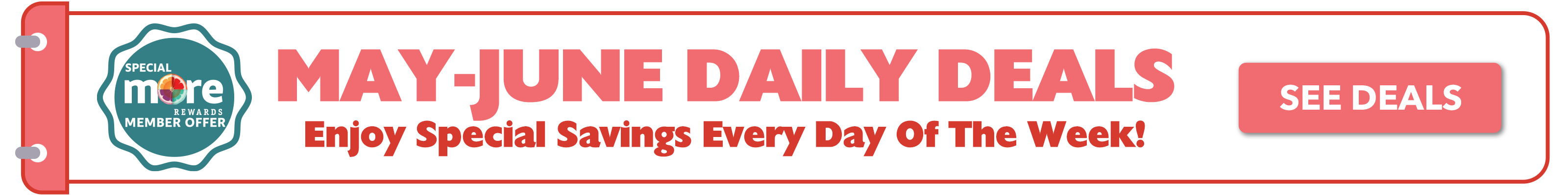 May-June Daily Deals