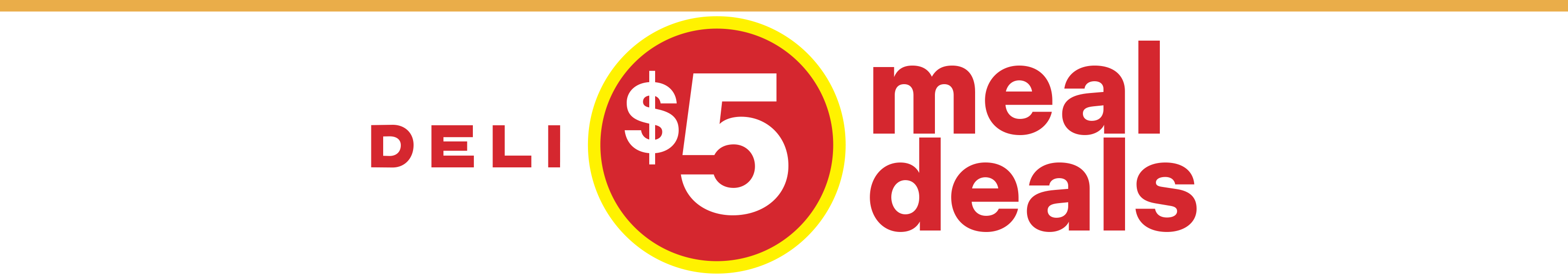 Deli $5 Meal Deals