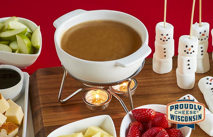 Salted Caramel-Mascarpone Cheese Fondue