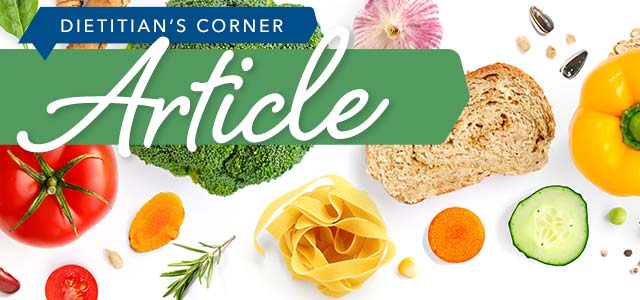 Dietitian's Corner - Article