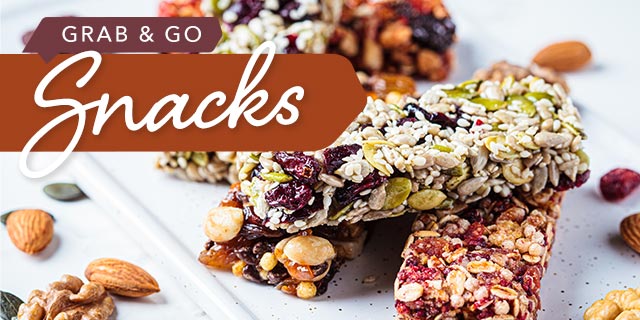 Grab & Go Snacks - no cooler necessary