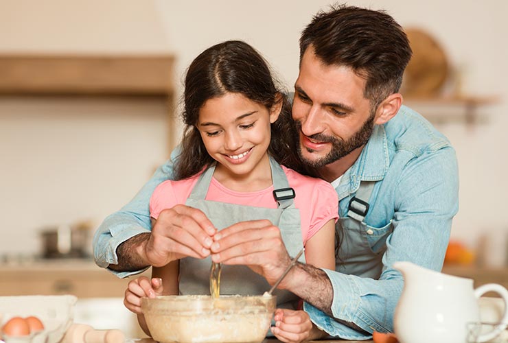 Baking with Dad