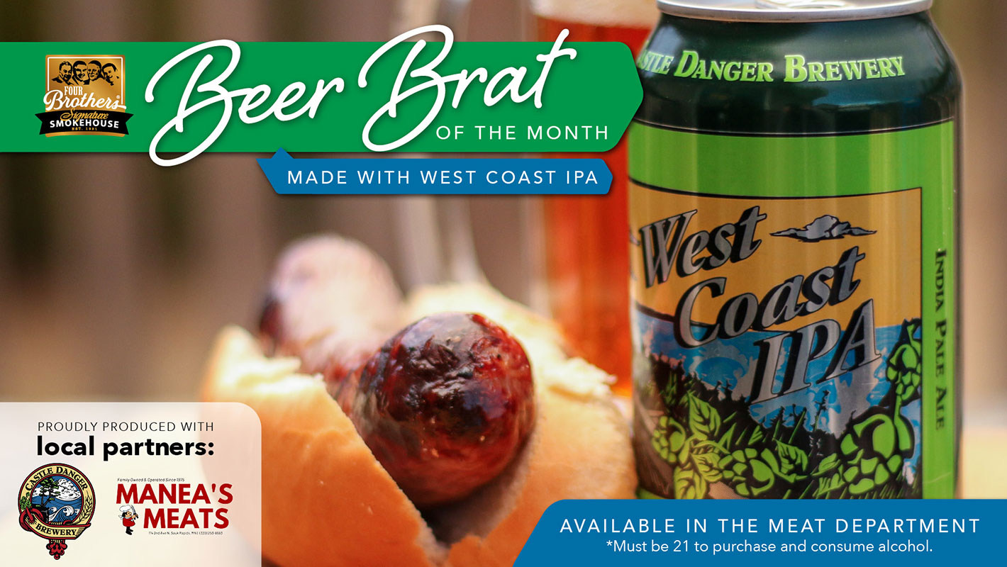 West Coast IPA Beer Brat