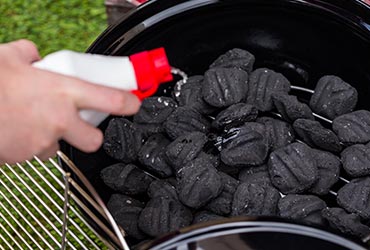 Charcoal, Pellets, Lighter Fluid