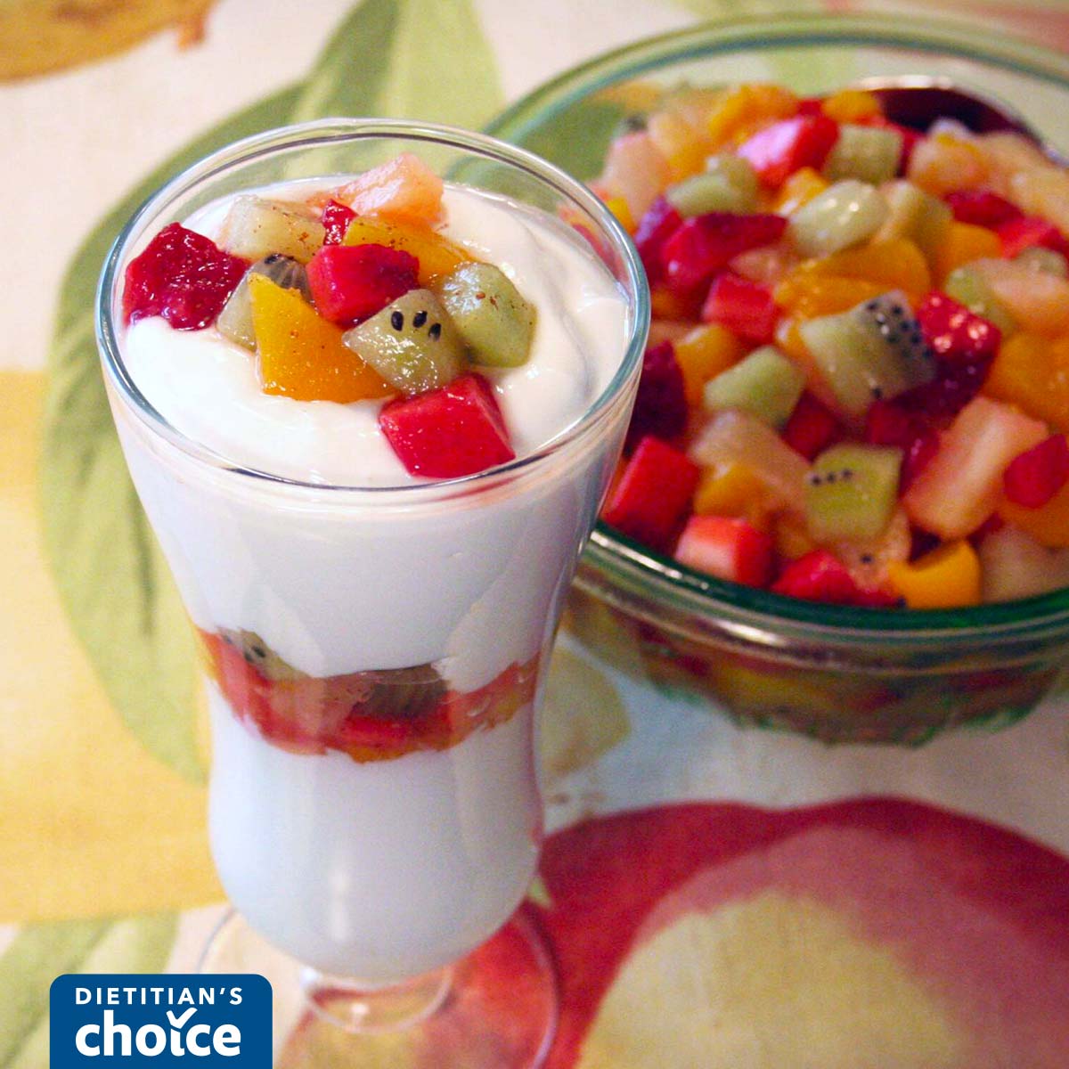 Fruit Salsa Yogurt Parfaits