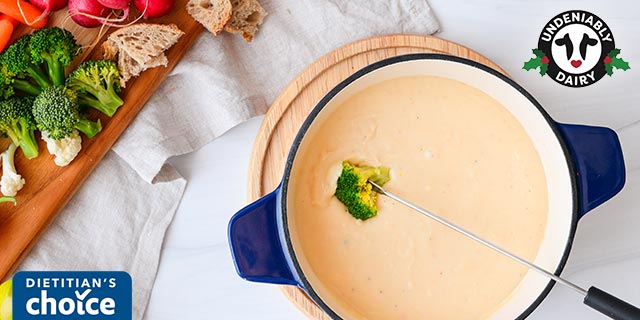 Three-Cheese Fondue