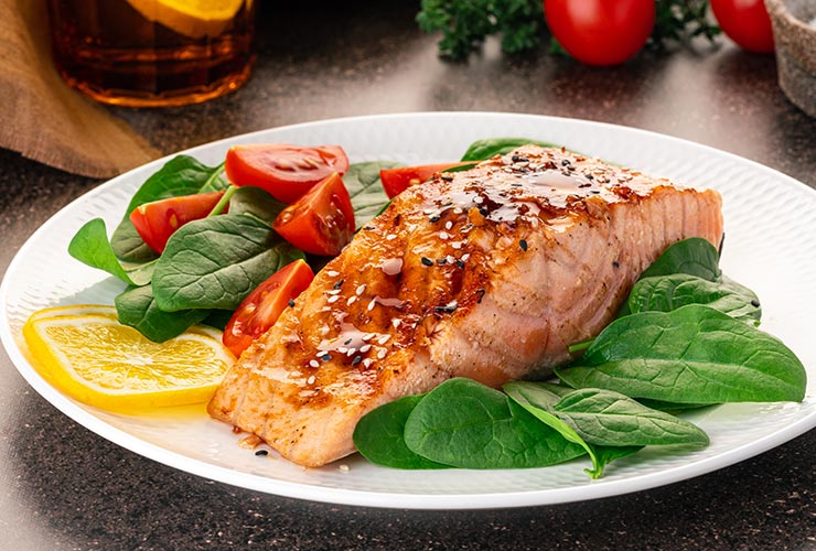 Maple Glazed Salmon