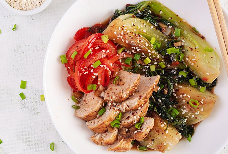 Glazed Chicken Stir Fry