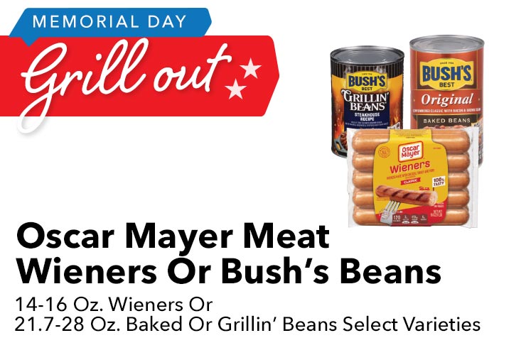 Oscar Mayer Meat Wieners Or Bush’s Beans