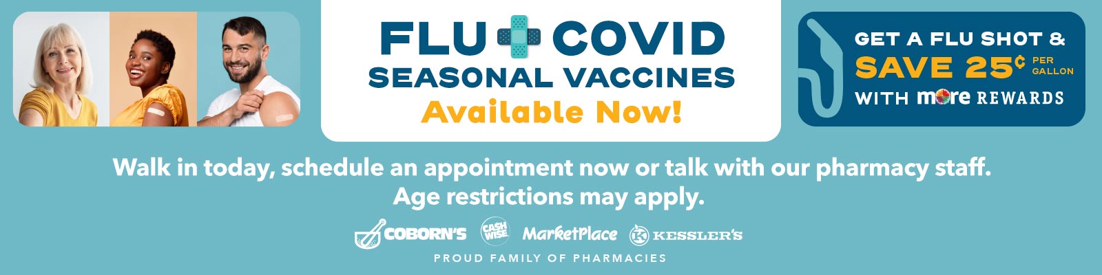 Flu and Seasonal Vaccines Available Now!