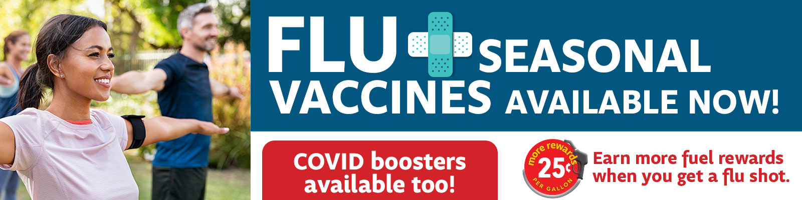 Flu & Seasonal Vaccines Available Now