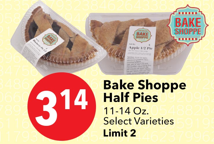 Bake Shoppe Half Pies