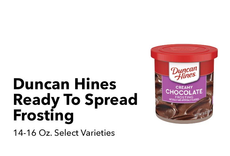 Duncan Hines Ready To Spread Frosting