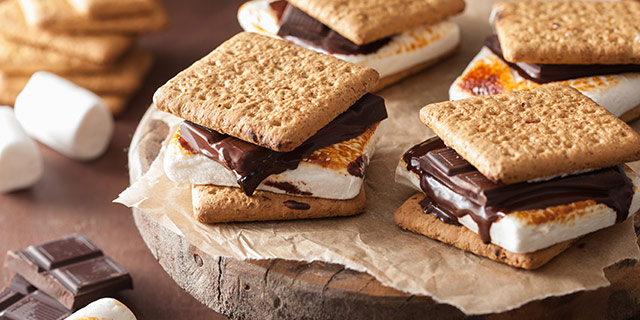 Fudge Stripes Cookie S’mores