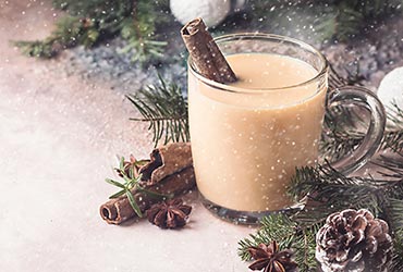 Warm, melty, or creamy flavors