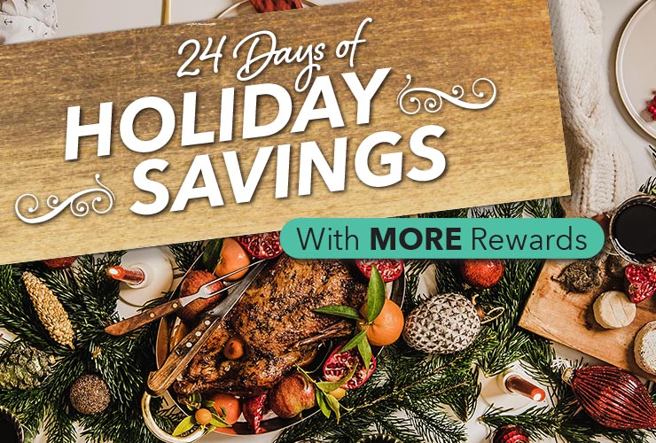 24 Days of Holiday Savings