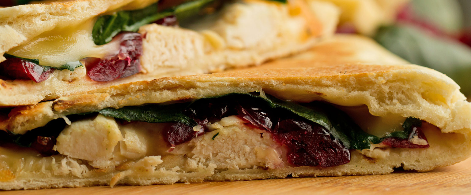 Turkey, Cranberry & Goat Cheese Quesadillas