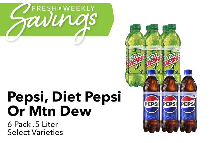 Pepsi, Diet Pepsi Or Mtn Dew