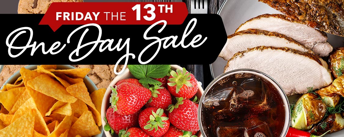 Friday the 13th One Day Sale
