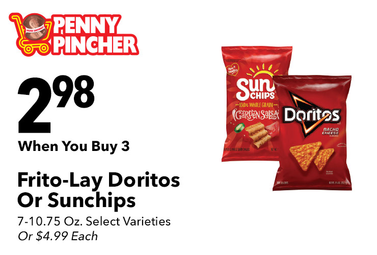 Frito-Lay Doritos Or Sunchips