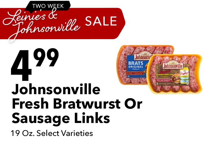 Johnsonville Fresh Bratwurst Or Sausage Links