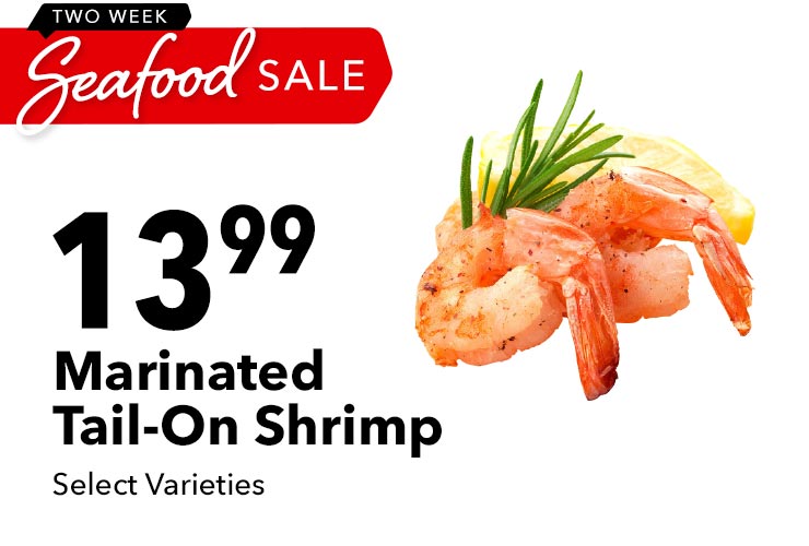 Marinated Tail-On Shrimp