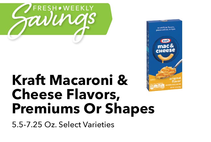 Kraft Macaroni & Cheese Flavors, Premiums Or Shapes