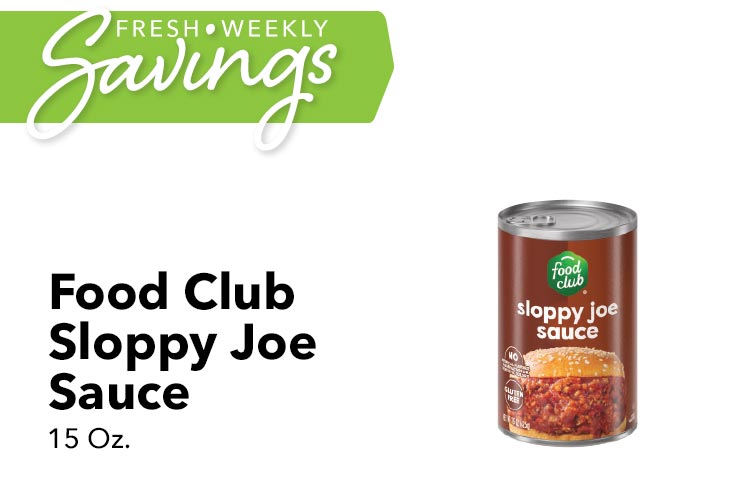 Food Club Sloppy Joe Sauce