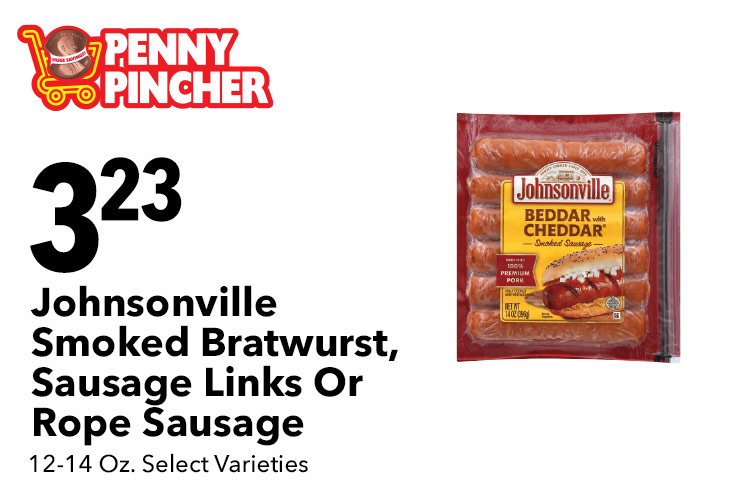 Johnsonville Smoked Bratwurst, Sausage Links Or Rope Sausage