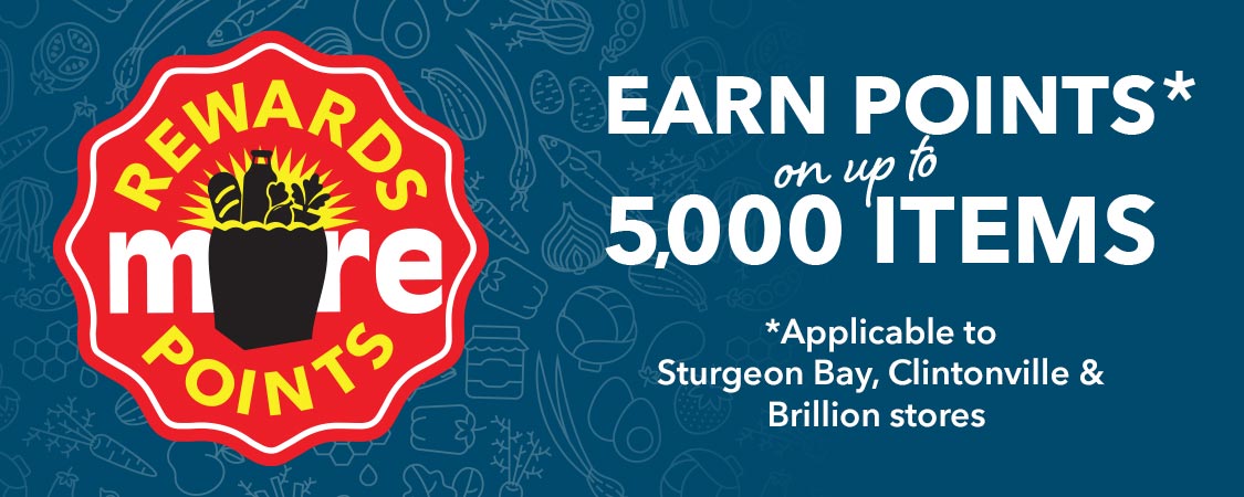 Earn Points on up to 5000 items