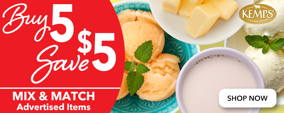 Kemps Buy 5 Save $5