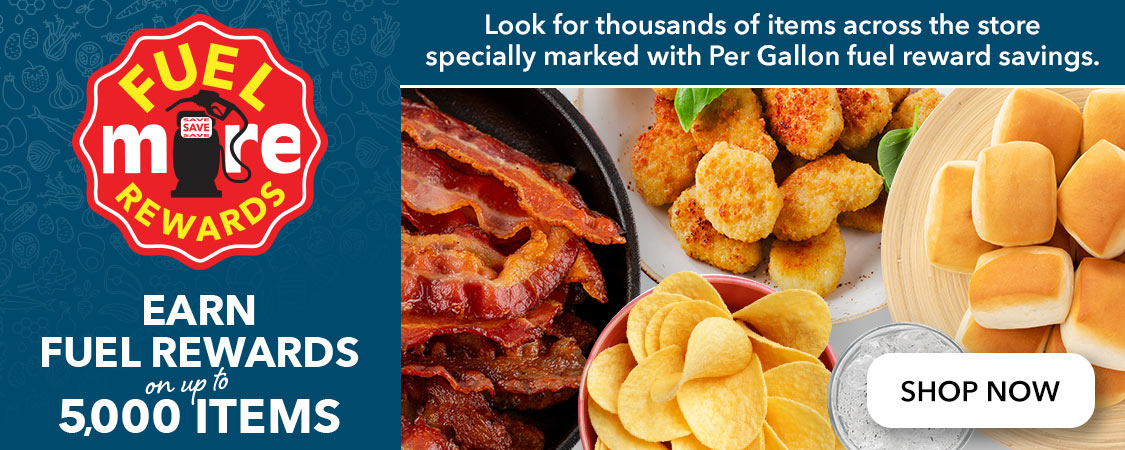 Earn Fuel Rewards on up to 5000 Items