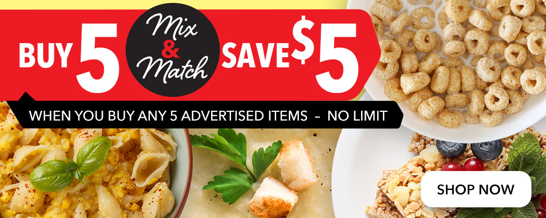 Buy 5 Save $5