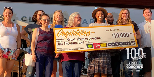 $10,000 donation to Great Theatre Company