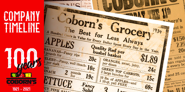 Coborn's 100 Years - Company Timeline